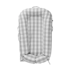 DockATot Deluxe+ Babynestje - Stone Gingham